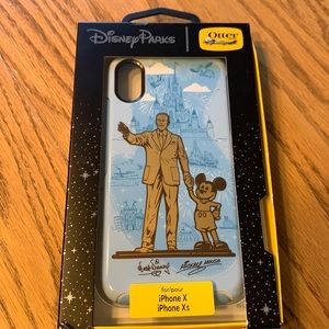 NEW IN BOX Disney Park Partner Statue Otterbox Phone Case for iPhone X / Xs